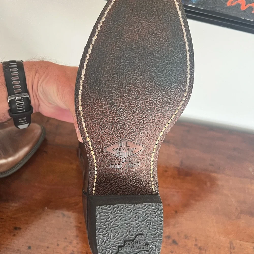 Red Wing 9801-1 USA-made Cowboy Boots, 11D, Excellent Condition - Picture 11 of 14